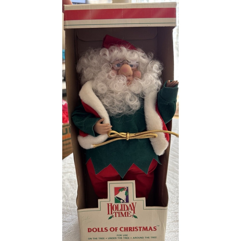 VTG Telco Santa Claus 15" Dolls of‎ Christmas Holiday Decor